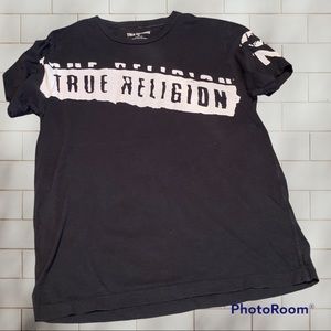 Mens True Religion Black T-shirt Size M